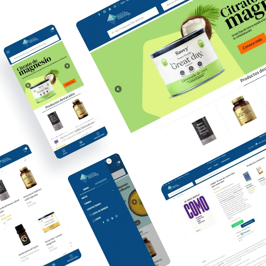 Tienda online - Suplementos médicos